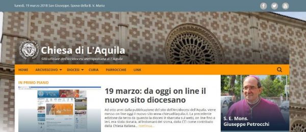 Online il nuovo sito www.chiesadilaquila.it